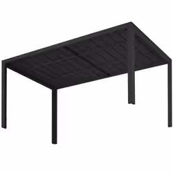 TecTake 404401 table de jardin Noir