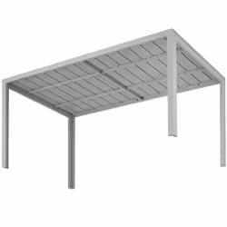 TecTake 404402 table de jardin Argent, Gris