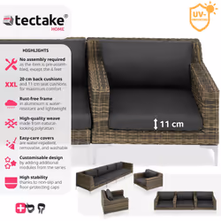 TecTake 404418 fauteuil