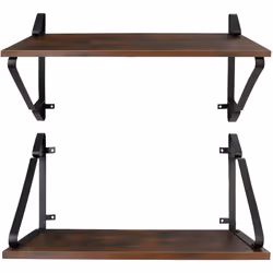 TecTake 404427 étagères Acier Bois