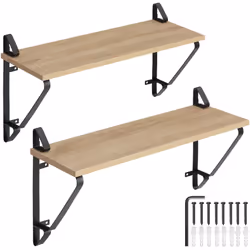 TecTake 404428, Acier, Bois
