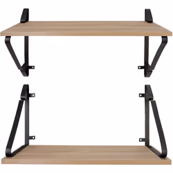 TecTake 404428 étagères Acier Bois