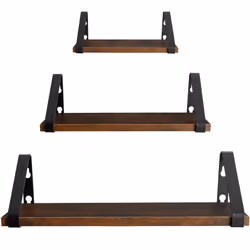 TecTake 404429 étagères Acier Bois