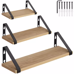 TecTake 404430, Acier, Bois
