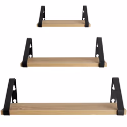 TecTake 404430 étagères Acier Bois