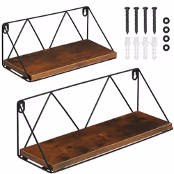 TecTake 404431, Acier, Bois