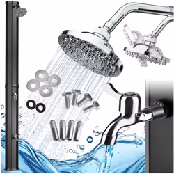 Description générale La douche solaire confortable et élégante Ofanto de tectake est un accessoire rafraîchissant pour votre ...