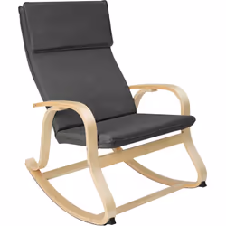 Offrez-vous une pause exaltante à la scandinave dans le confortable fauteuil à bascule Roca de tectake. La chaleur du bois de ...
