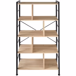 TecTake 404546 étagères Acier, Plastique Bois