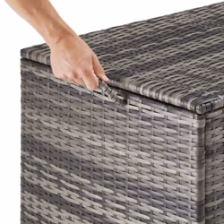 TecTake 404555 Boîte de rangement Polyester, Aluminium Gris - Vue supplémentaire 4