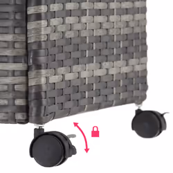TecTake 404555 Boîte de rangement Polyester, Aluminium Gris - Vue supplémentaire 5