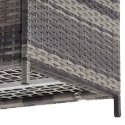 TecTake 404555 Boîte de rangement Polyester, Aluminium Gris - Vue supplémentaire 6