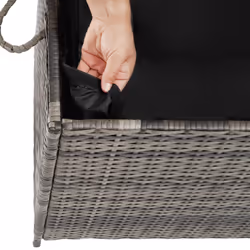 TecTake 404555 Boîte de rangement Polyester, Aluminium Gris - Vue supplémentaire 7