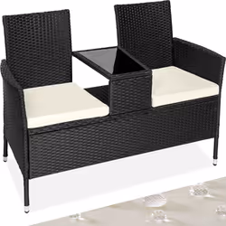 TecTake 404557, Beige, Noir, 1 pièce(s)