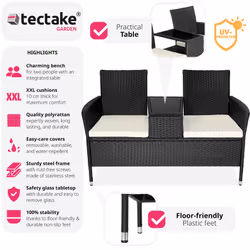 TecTake 404557 banc de jardin