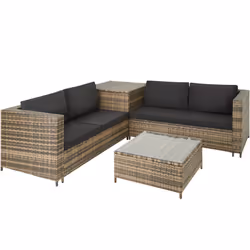 TecTake 404627, Gris, Marron