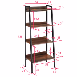 TecTake 404702 étagère et rack industriels Bois
