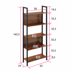 TecTake 404708 étagère et rack industriels Bois