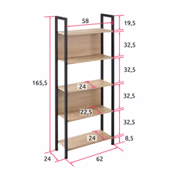 TecTake 404709 étagère et rack industriels Bois