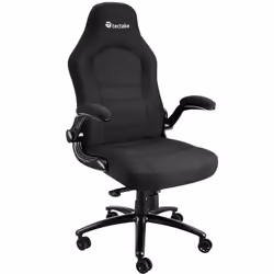TecTake 404736, Polyester, Acier, Noir