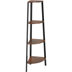 Tectake - tagère d'angle Newbridge 34 x 125 cm -