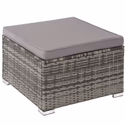 TecTake 404785 ensemble de meubles de jardin Gris