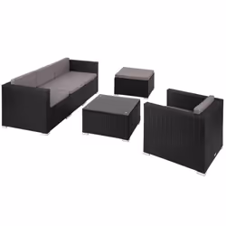 TecTake 404790 canapé Noir