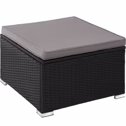 TecTake 404791 ensemble de meubles de jardin Noir