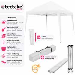 TecTake 404826 tonnelle