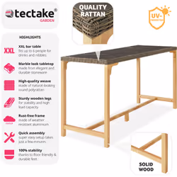 TecTake 404841 table de jardin