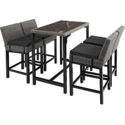 TecTake 404846 ensemble de meubles de jardin Gris
