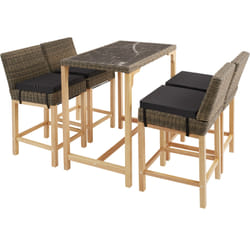 TecTake 404848 ensemble de meubles de jardin Marron