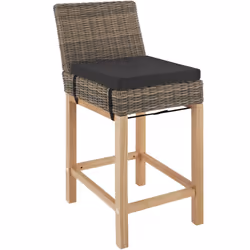TecTake 404848 ensemble de meubles de jardin Marron