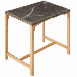 TecTake 404848 ensemble de meubles de jardin Marron