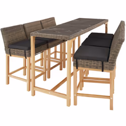 TecTake 404854, Marron, 6 siège(s), Adultes et enfants, Garçon/Fille