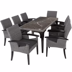 TecTake 404861, Gris, 8 siège(s), Adultes et enfants, Garçon/Fille