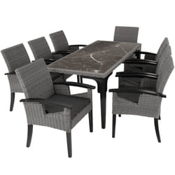TecTake 404861 ensemble de meubles de jardin Gris