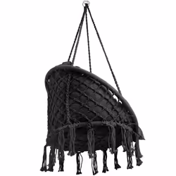 TecTake 404877 fauteuil suspendu Noir - Vue supplémentaire 7