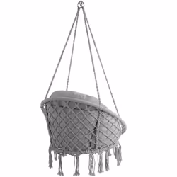 TecTake 404878 fauteuil suspendu Gris - Vue supplémentaire 4