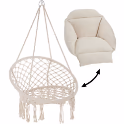 TecTake 404879 fauteuil suspendu Beige