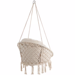 TecTake 404879 fauteuil suspendu Beige - Vue supplémentaire 4