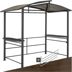 Abri Pavillon pour barbecue Bonne circulation de l'air Résistant aux intempéries
