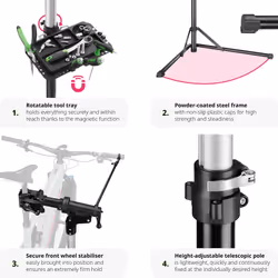 TecTake 404919 réparation et maintenance de bicyclettes - Vue supplémentaire 4