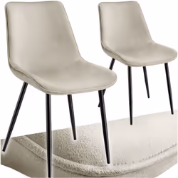Description générale Les chaises Monroe de tectake allient élégance et confort grâce à leur revêtement en velours raffiné et  ...