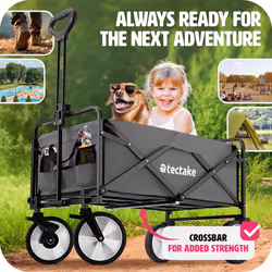 TecTake 404977 Chariot de camping Gris - Vue supplémentaire 4