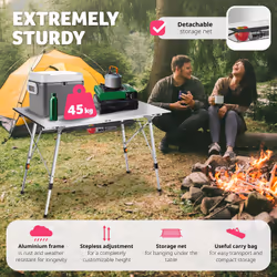 TecTake 404984 table de camping Argent - Vue supplémentaire 7