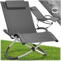 TecTake 404995 lit d’extérieur Gris