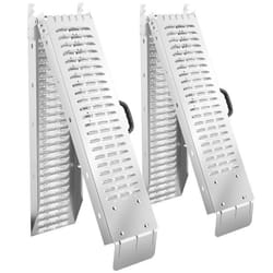 Rampes d'accès pliables 186 cm argent