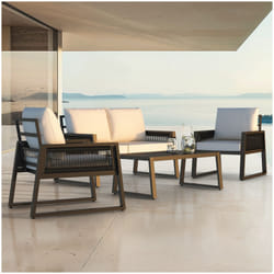 TecTake 405059 ensemble de meubles de jardin Anthracite