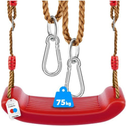 Siège de balançoire antidérapant  rouge